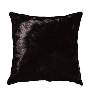 Cowhide Cushion 20" BLACK